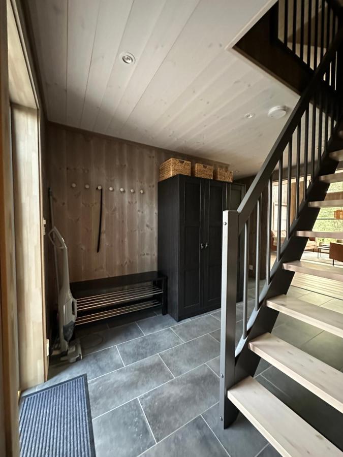 Modern Northern Lights Cabin Drangedal ภายนอก รูปภาพ