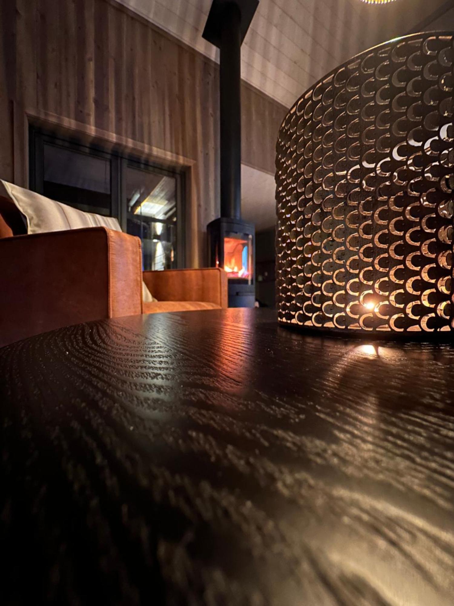 Modern Northern Lights Cabin Drangedal ภายนอก รูปภาพ