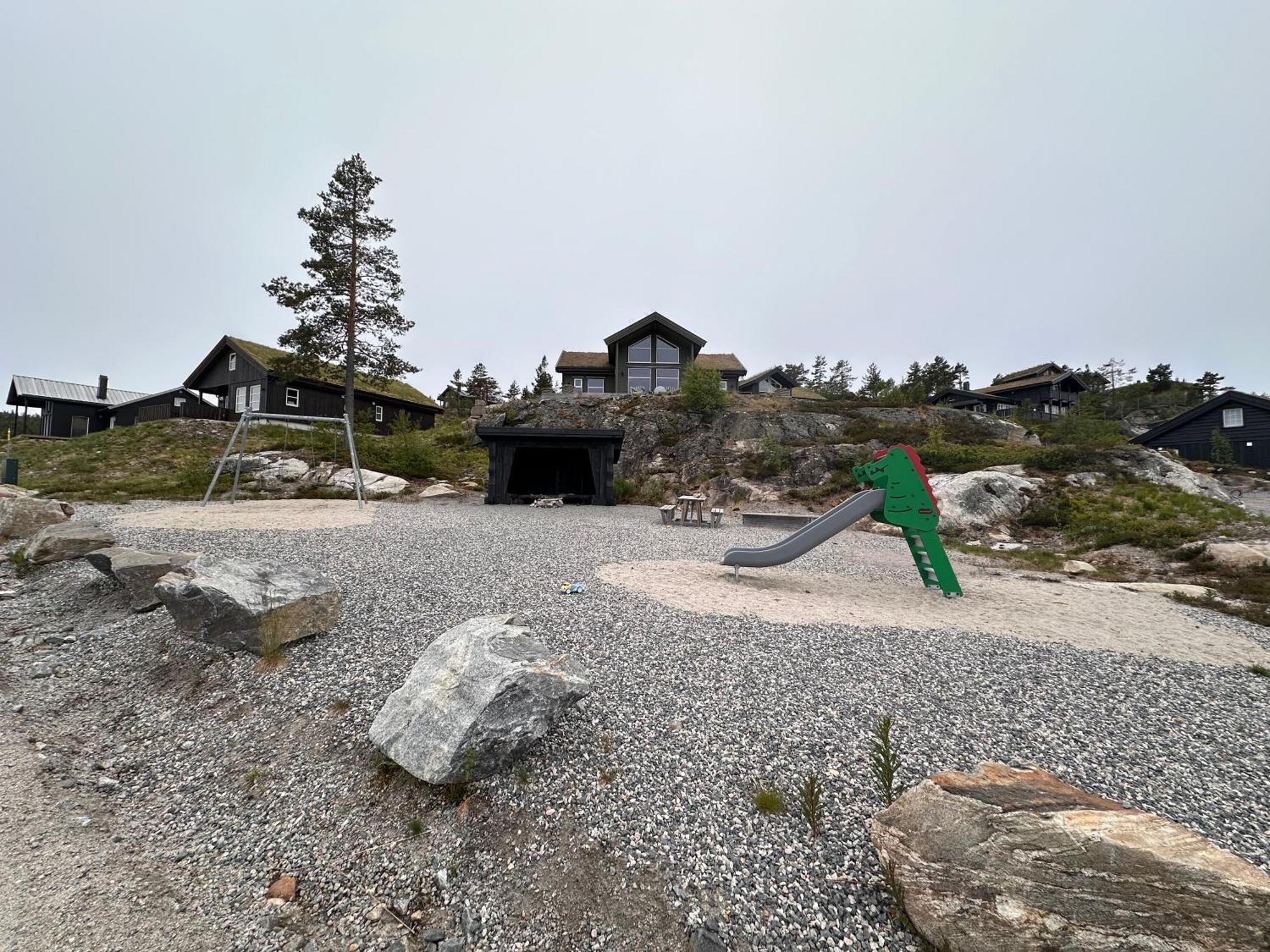 Modern Northern Lights Cabin Drangedal ภายนอก รูปภาพ